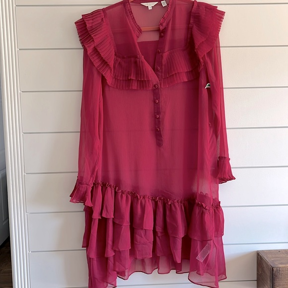 Ted Baker London Magenta Dress - Picture 1 of 6